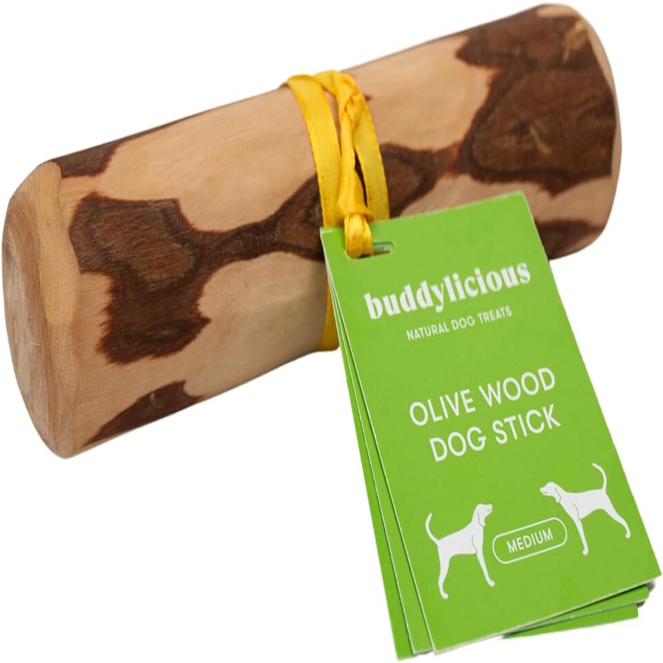 Buddylicious Buddylicious Olive Wood Chew Stick Dental Health pet food packaging