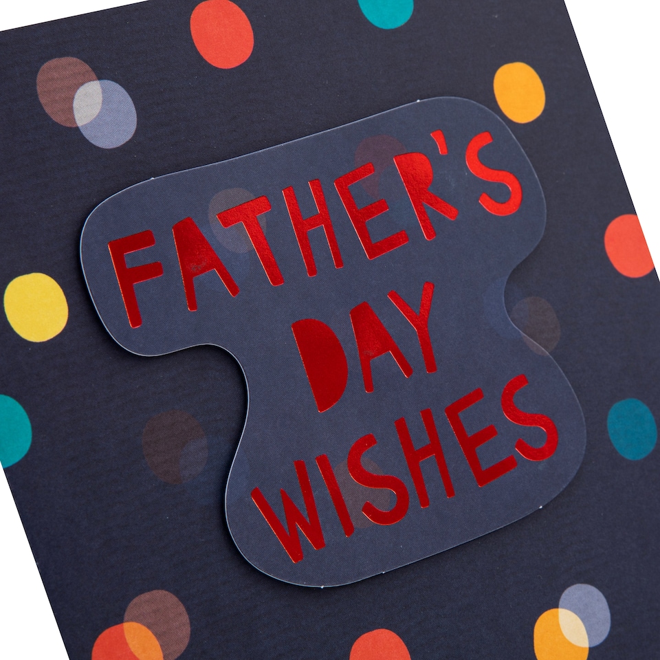 image 1 of Hallmark Father's Day Card - Contemporary Text Based Design