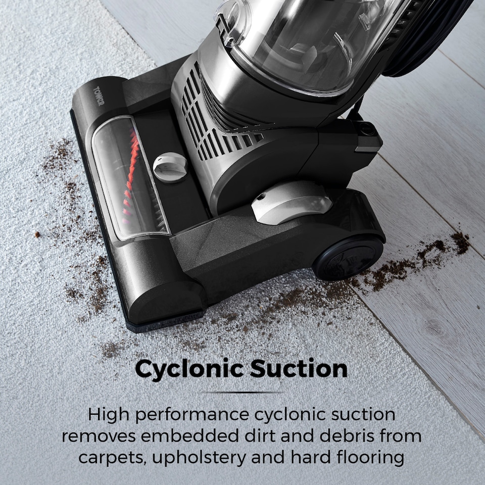 image 1 of TXP30PET Bagless Upright Vac with Pet Brush Platinum