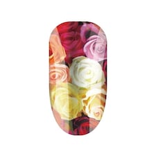 Bunches Of Love Roses Nail Wraps - Multicoloured - One Size Multi