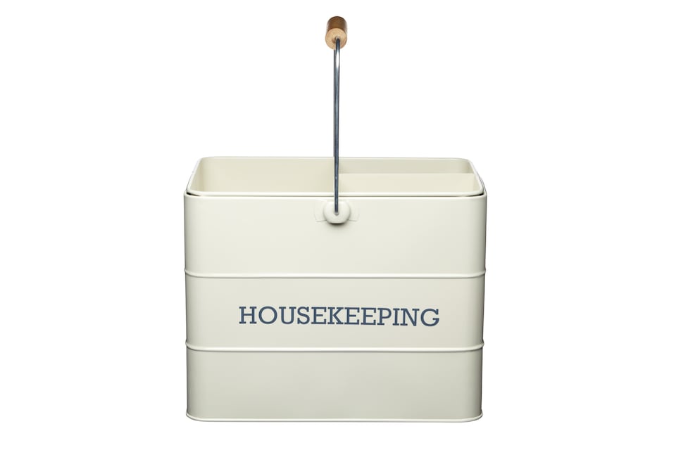 image 1 of KitchenCraft Housekeeping Box Cream Metal