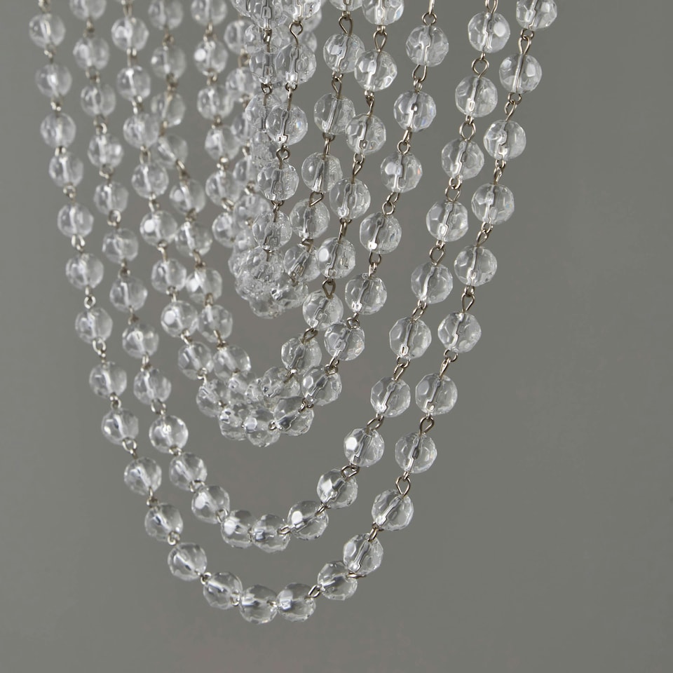 image 1 of BHS Valerie 3 Light Ceiling Light, Chrome