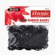 image 2 of Annie 300 Rubber Bands Black Small Size 1/2" #3147 Elastic Hair Tie