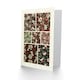 image 2 of Albert Racine Art Card Pink Green Floral Patterns