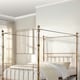 image 4 of Welwyn Vintage Victorian 4 Poster Antique Brass Metal Bed Frame (Double)