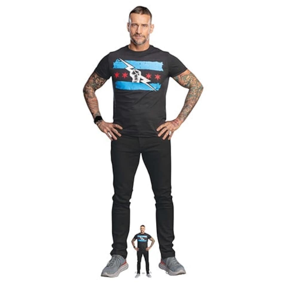 CM Punk WWE Lifesize Cardboard Cutout 186cm
