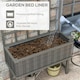 image 10 of Outsunny Wood Raised Planter w/ Trellis Drain Holes Elevated Garden Bed Grey
