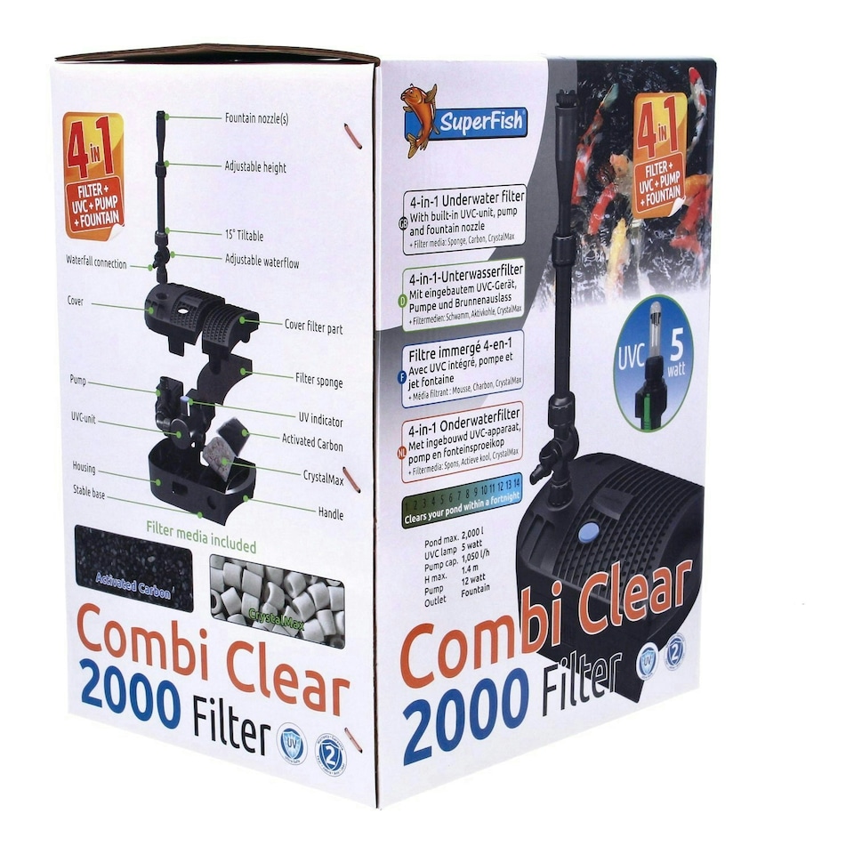 image 1 of Superfish Combi Clear Filter 2000