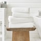 image 1 of Romeo 100% Cotton Absorbent Soft Bathroom Towels - Hand, Bath, Sheet White | Bath towel