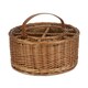image 3 of Wicker Light Steamed Garden Party Basket