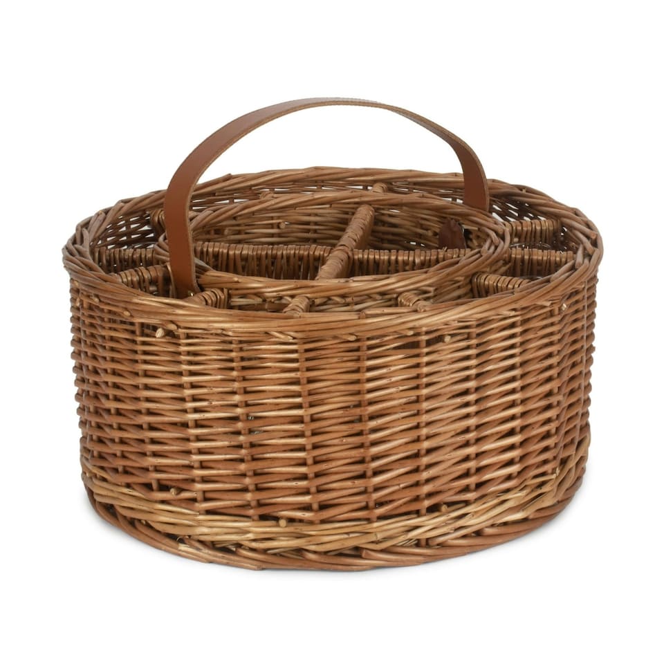 image 1 of Wicker Light Steamed Garden Party Basket