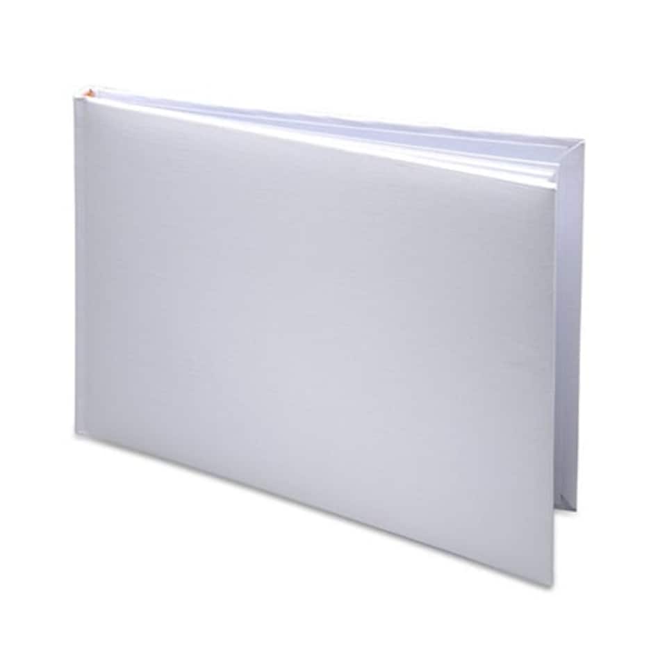 image 1 of White Guest Book with 24 Pages