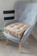 image 4 of Seat Pad Cushion Booster 100% Cotton Cover Extra Thick 10cm 45cm Square | Multi