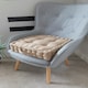 image 4 of Seat Pad Cushion Booster 100% Cotton Cover Extra Thick 10cm 45cm Square | Multi