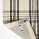 image 5 of Homescapes Logan Black and White Tartan Check Non-Slip 100% Wool Rug - 70 x 120 cm Black | 70 x 120 cm