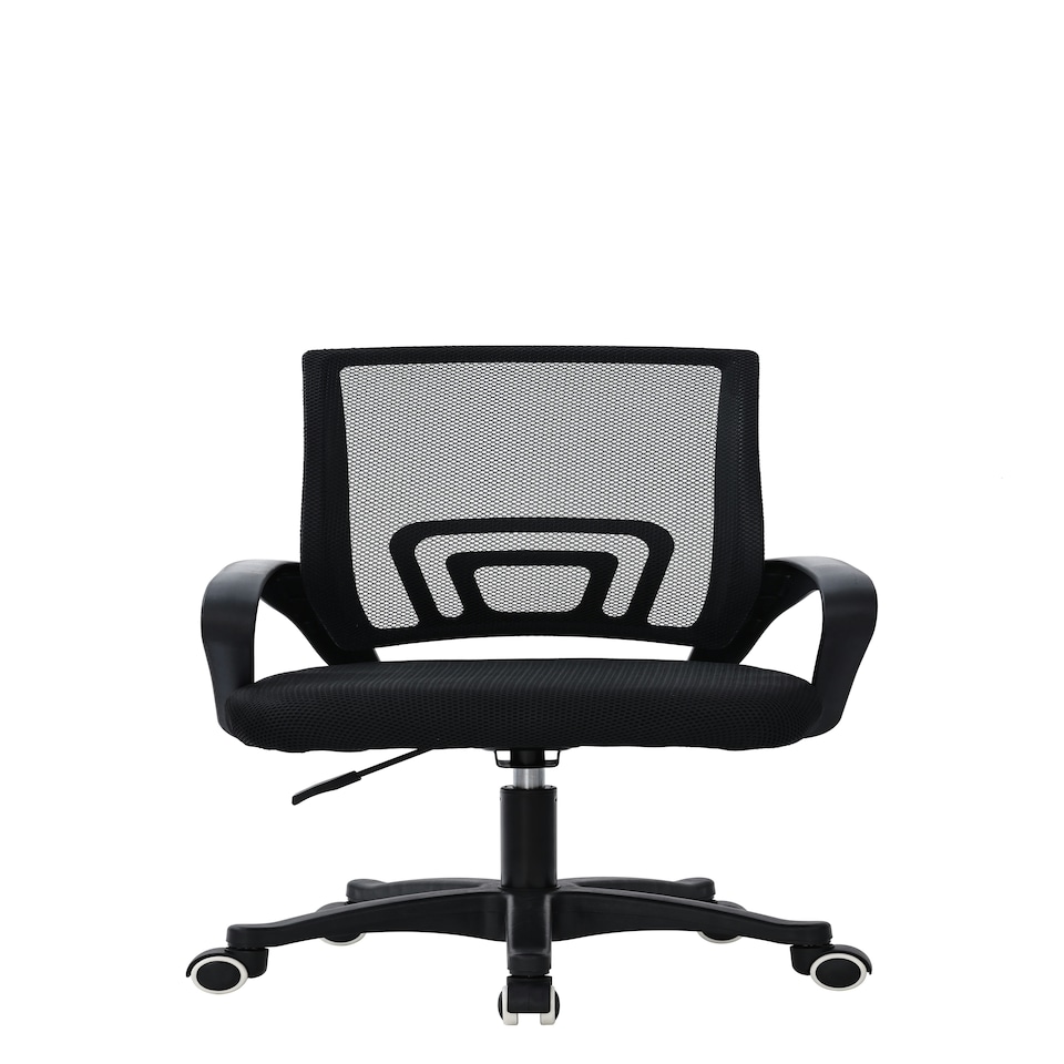image 1 of MOF Adjustable Office Chair Ergonomic Mesh Swivel Computer Comfy Desk/Executive Work Chair with Arms and Height Adjustable Style103 Red