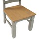 image 8 of Mercers Furniture Corona Grey Wax 5'0" Dining Table & 4 Chairs Solid Wood Pine Wooden Kitchen Dining Set with Mexican Styling