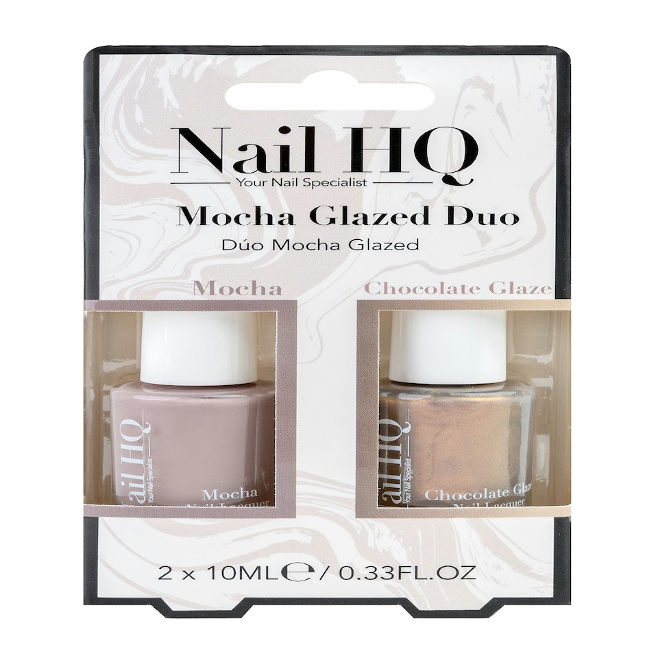 image 1 of Nail HQ Mocha Glazed Duo