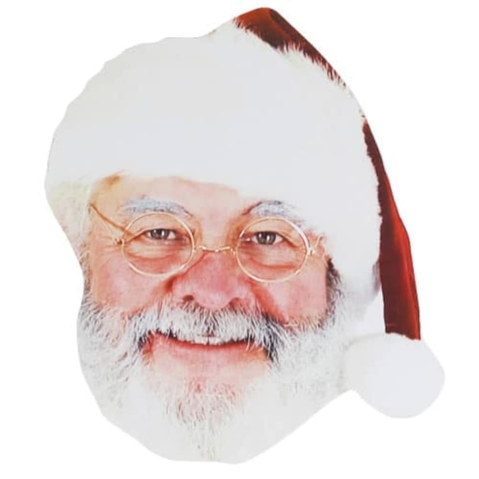 Father Christmas Cardboard Face Mask