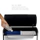 image 4 of Simplehuman 48L Rectangular Touch Bar Recycling Kitchen Bin, Brushed Stainless Steel