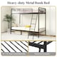 image 8 of COSTWAY Metal Bunk Bed Single Bunk Bed w/Ladder