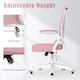 image 7 of Rattantree Ergonomic Office Chair with Flip Up Armrests & Lumbar Support