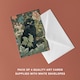 image 2 of Black Cat Botanical Art Cards Pack of 4 William Morris Style Greeting Cards