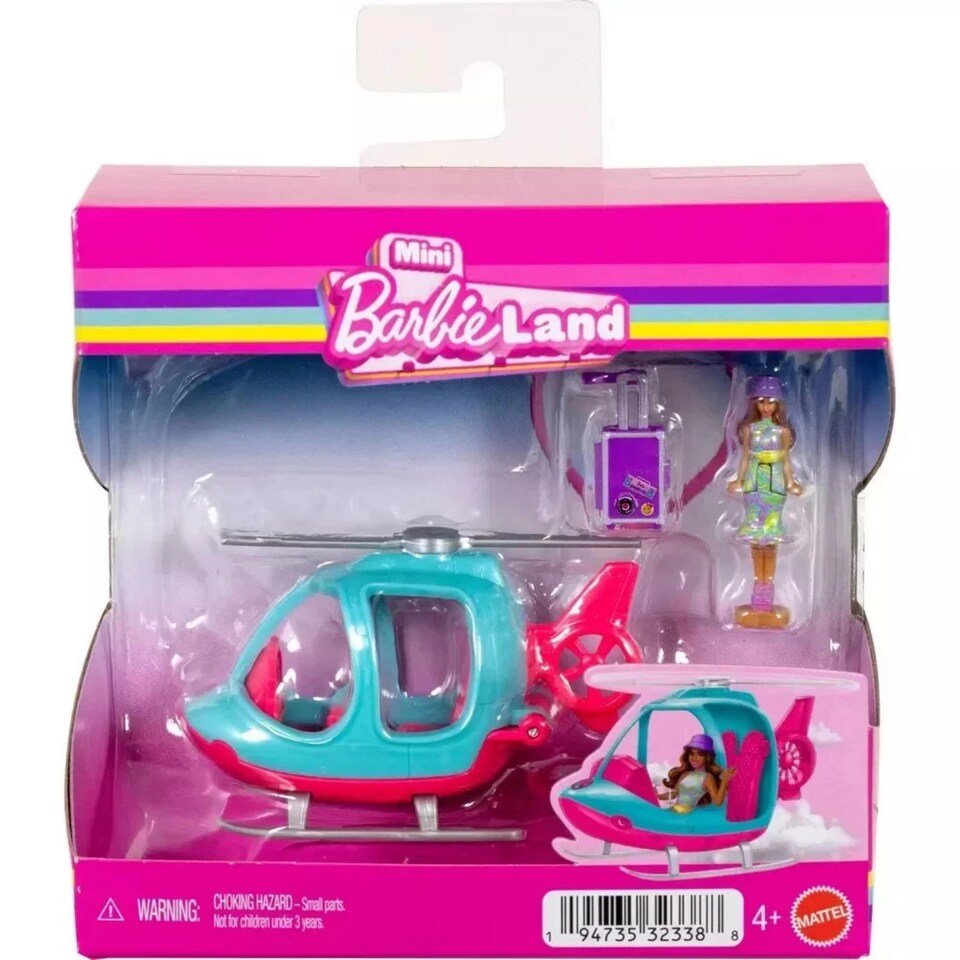 Barbie Mini Land Playset Helicopter