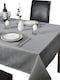 image 1 of Chequers Tablecloth - Silver - 127x178cm | Silver