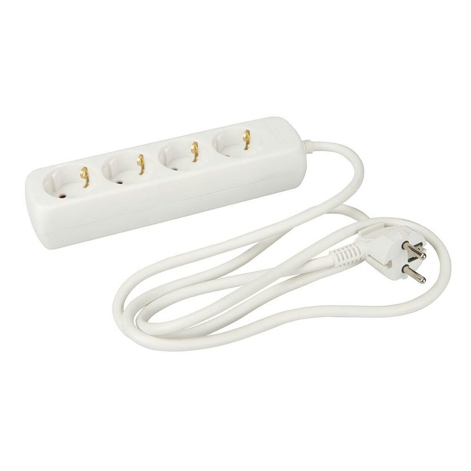 Powermaster - European Type F Schuko Extension Lead 230V - 4-Gang 1.5m