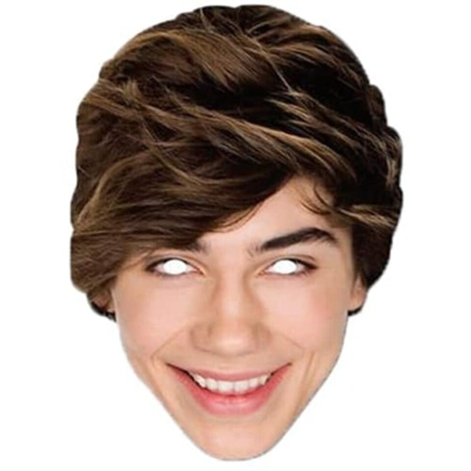 Union J George Celebrity Cardboard Face Mask