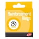 image 1 of Vinyl Reinforcement Rings Home Office School Paper Document Reinforce Holes