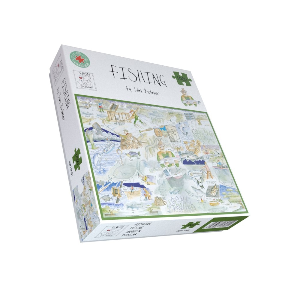 image 1 of Fishing - Tim Bulmer 1000 Piece Jigsaw Puzzle