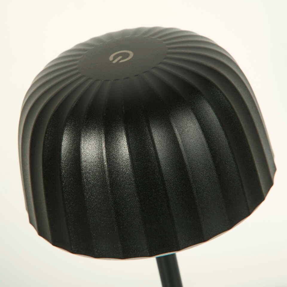 image 1 of Ella Outdoor Rechargeable Table Lamp - Grey Black