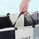 image 6 of 3 Large Compartment Collapsible Laundry Basket, Waterproof Laundry Hamper