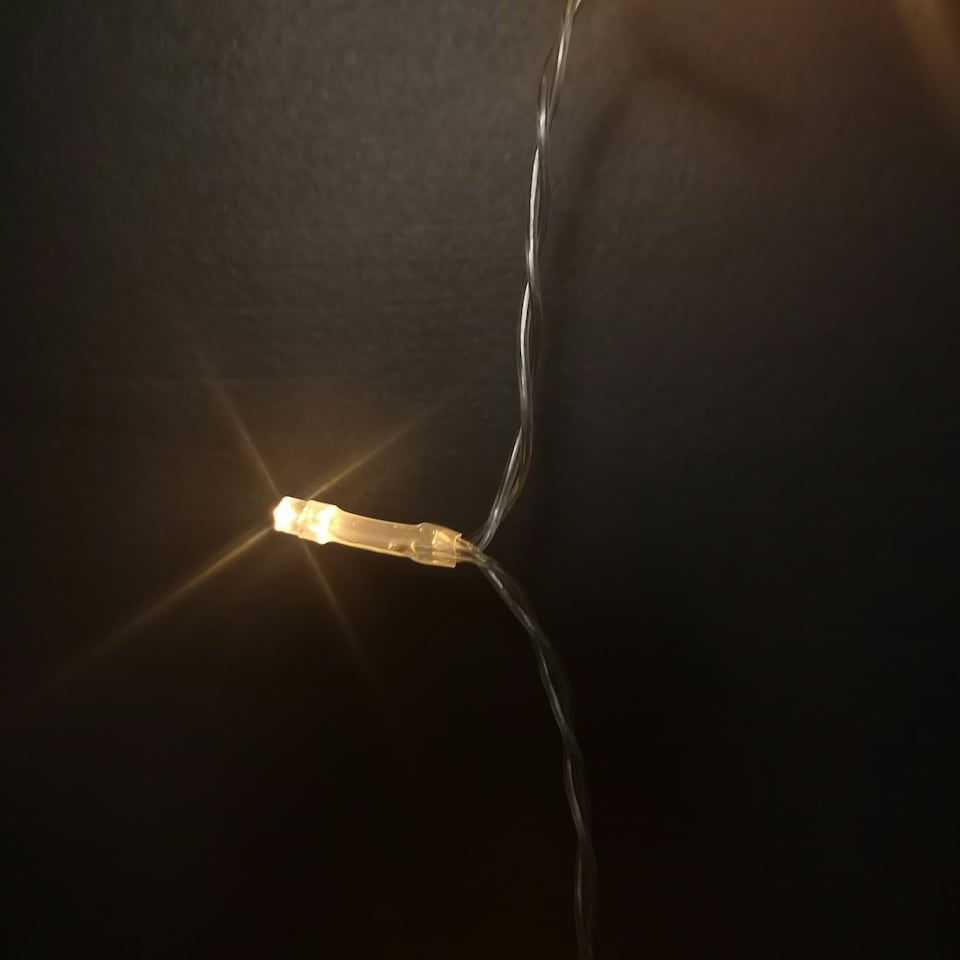 image 1 of 5m Multi Function Battery Operated Vintage Gold LED Fairy Lights Christmas Decorations with Timer