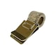 image 1 of Gold Metal Pen Holder Clip for Notebooks and Clipboards