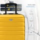 image 4 of Flight Knight Suitcase Sets 3 Piece, Large Suitcase, Extra Large Suitcase, easyJet Cabin Bag 45x36x20cm Underseat Carry On, 100+ Airlines Approved - BA, Ryanair Yellow | Yellow/Black  | Large