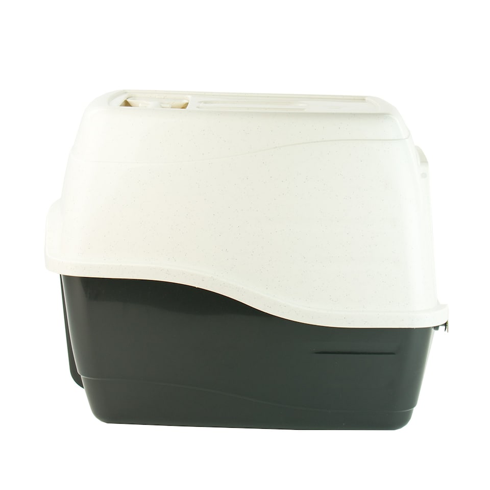 image 1 of KCT Hooded Black Cat Litter Box Black | One Size
