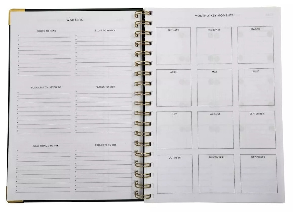 image 1 of Bottle Green Hardback Mind & Wellness Journal