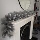 image 8 of Premier 6ft (1.8m) Christmas Silver Garland With Some Glitter Tips