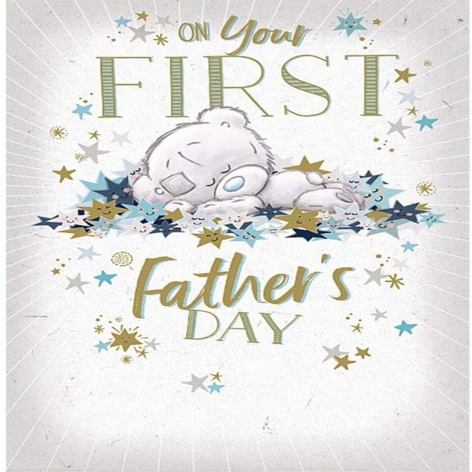 image 1 of Me To You Bear 1st Father's Day Tiny Tatty Teddy Father's Day Card