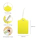 image 3 of Pack of 100 Large White Strung Tags 36 x 53mm