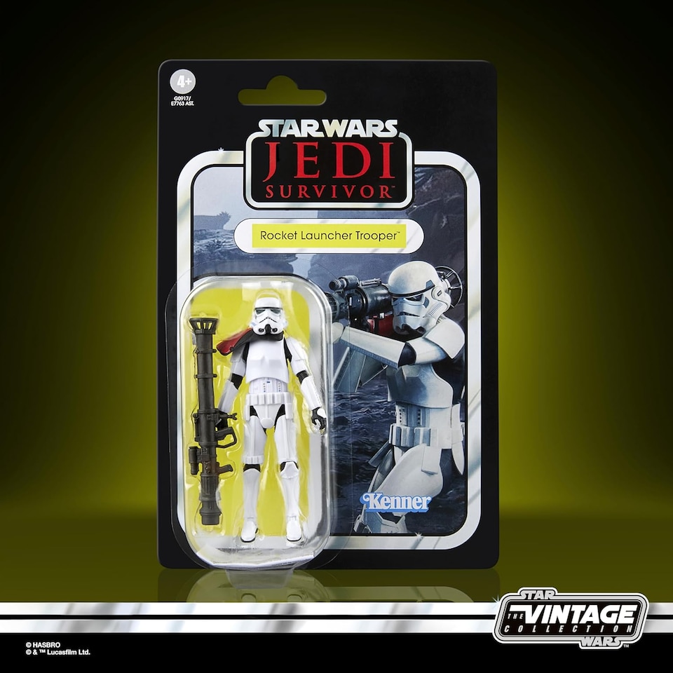 image 1 of Star Wars The Vintage Collection Jedi Survivor Rocket Lancher Trooper Action Figure