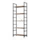 image 1 of Levede Bookshelf 5 Tier Open Display Shelf 157.5cm Storage Cabinet Bookcase Brown | Brown