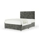image 1 of Neptune Spring Charcoal Chenille Divan Set And Valencia Headboard Small Double