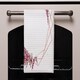 image 2 of Pink Flower And Geometric Shapes (Kitchen Towel)