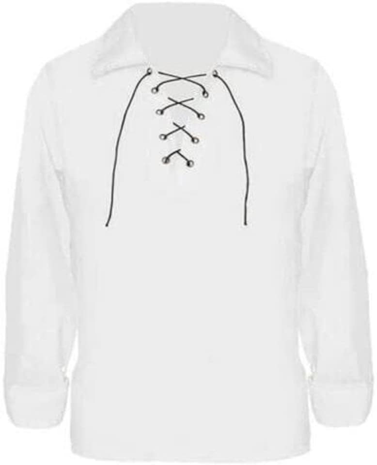 image 1 of White Gothic Shirt | White | 4XL