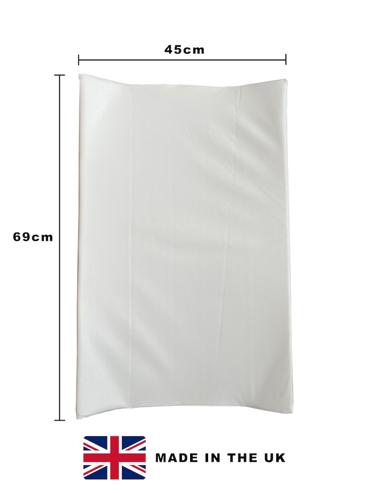 image 1 of Babybase Anti-Roll Wedge Changing Mat White | White