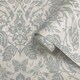 image 3 of Holden Decor Hawthorn Meadow Blown Vinyl Textured Wallpaper | Blue | Blue | 1